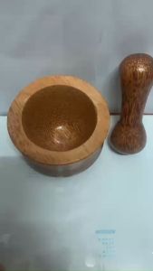 Bộ cối chày gỗ dừa nhỏ