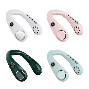 Quạt Đeo Cổ Sạc USB Không Cánh Kiểu Dáng Thể Thao 3 Chế Độ Gió Tùy Chỉnh Siêu Tiện Lợi Mang Theo Đi Du Lịch Thể Thao