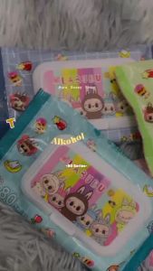 [PAKET BUNDLING] Tissu Basah Labubu 80 sheets