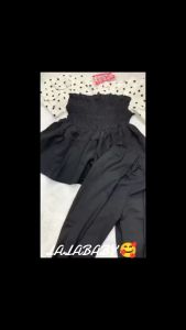 SSP59 - Setelan Set Anak Perempuan Polka Top + Kulot Pants