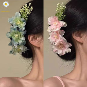 Summer Sakura Hair Comb Simulation Flower Insert Comb Side Hair Hairpin Vacation Headwear 2025 New