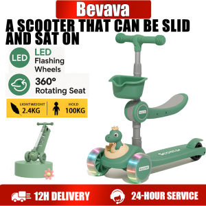Scooter for kids Foldable Scooter with Led and Music Smooth Ride 3 Wheel Adjustable Flashing Toys BoyGirl Birthday Gift