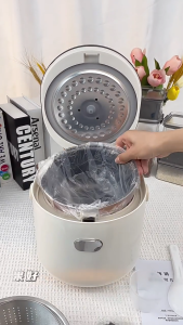 SG【ReadyStock】Zemkon Electric Rice Cooker TransparentLid WashableSeal SoftGlow CookingVoice WaterGuideLine