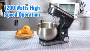 Sonifer 5L Stand Mixer 1200W Electric Mixer Classic Mixer With Stainless Steel Work Bowl