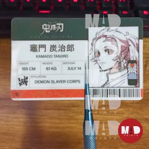 Demon Slayer Kamado Tanjiro Fanmade ID PVC Hi Gloss Photocard