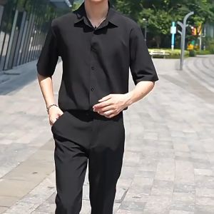 Local Delivery-2024 new multi-color optional simple hanging Korean style shirt