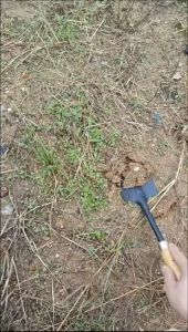 TRENYGarden Tool Carbon Steel TrowelHand RakeHand CultivatorHoe Gardening Item 园艺工具