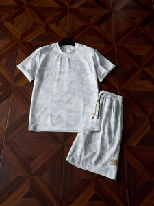 ZHUOCAN | Cool Thin Summer Streetwear Dyed Sport Set for Teens