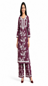 Classy Chikankari Embroidery 2Pcs Suit Collection For Women