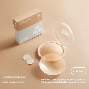 YOUKESHU | Invisible Breathable Silicone Nipple Covers Thin Wedding Dress Strapless Bra Pads Round Shape For Small Breasts