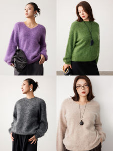 Warm Comfort Minimalist Texture Craft Wool Sweater