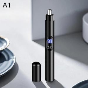 OUHOE | HOT 1 Set USB Rechargeable Mini Portable Electric Nose Hair Trimmer Touch Operation For Painless Nose Ear Eyebrow Hair Removal