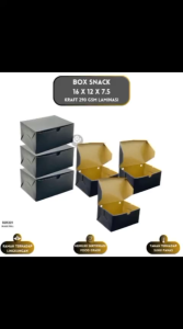 Box Kue Dus Snack 16x12 Snack Box 12x16 Dus 12x16 (Isi 10 Pcs / B2K221)