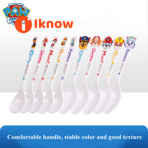 I know Spoons for Kids PAW Patrol Children Toddlers Cartoon Spoon Chase Rocky Rubble Skye（5pcs-Random style）