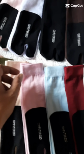 Kaos Kaki Jempol Anak Tk Wanita pria Polos Telapak Hitam Computerized