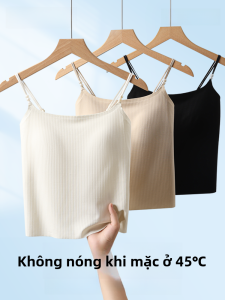 Áo ba lỗ nữ PIER N°5 không đường may có đệm ngực mát mẻ