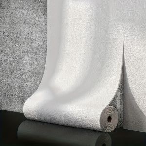 50cm Linen 3D Foam Self-adhesive PVC Solid Color Thickened Waterproof Background Wall Renovation Wallpaper Wall Stickers