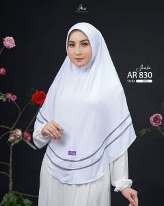 Arrafi AR 830 Jilbab hijab kerudung bergo krudung wanita dewasa jersey instan syari jumbo lise garis best seller terbaru new terlaris modern kekinian murah viral 2024 adem murah promo cantik pet antem bahan stella cantik bayar di tempat COD gratis ongkir