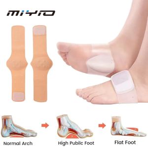 MIYIO 1Pair Arch Support Orthopedic Foot Pads Men Women Flatfeet Correction Bandage Insoles Relieve Plantar Fasciitis Pain Feet Care Tool