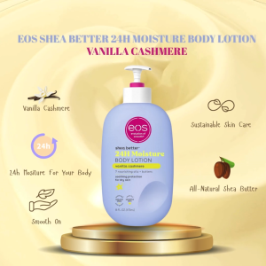 Evolution of Smooth (EOS) Shea Better 24H Moisture Body Lotion Vanilla Cashmere 437ml