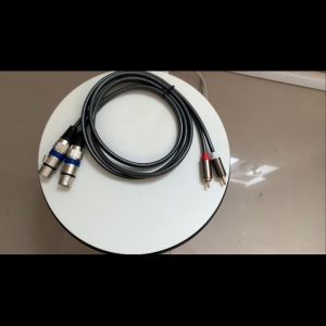 1.5M Dual RCA Male To XLR Female Cable 2 XLR To 2 RCA Plug Adapter Hifi Stereo Audio Extension Cable