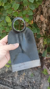 Lưỡi Cuốc Mộc (Bé) (11x15cm) Thép Rèn Thủ Công - Đầu Cuốc Bé Dùng Trồng Cây Làm Đất Chậu Cảnh Tiện Lợi