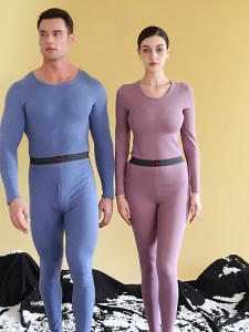 (SG Seller) Thermal underwear Set Women Men Long John Double Face Slim Fitting Autumn Winter Heat Tech Inner Wear