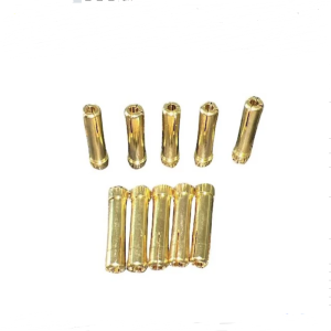 Bộ Đầu Nối Chuối Mạ Vàng 4.0mm Đến 5.0mm Nam Nữ Dạng Đạn Cho Pin Lipo RC ESC Motor - 5/10/20 Chiếc
