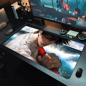 Bandai | Tấm Lót Chuột Chơi Game J-jujutsu Kaisen Toji Fushiguro Cỡ Lớn XXL Viền Khóa Bàn Kèm Thảm Bàn Phím Anime Dành Cho Máy Tính Chơi Game