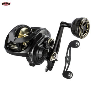 TAKEDO คาร์บอน SW300ตัวนับสายรอกตกปลาน้ำเค็มชุด Joran Pancing Laut ไฟฟ้าพลังน้ำ Teben รอกตกปลา S รอกตกปลา