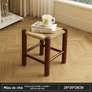 OYIla | Ghế Ăn Gỗ Phong Cách Retro