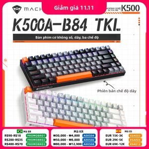 Bàn Phím Cơ Machenike K500a-b84 6 Màu 75% Tkl Chơi Game Có Dây Có Đèn Nền 84 Phím Pc Laptop Phụ Kiện Công Tắc Màu Đỏ Và Nâu - Lazada