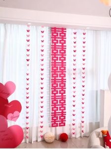 ชุดตกแต่งห้องเจ้าสาว ตัวอักษรสุขสันต์วันเกิด ติดผนัง ตกแต่งห้องนอน วัสดุผ้าไม่ทอ ใช้ได้ตลอดไป วัสดุพิมพ์แบบไม่ซ้ำใคร