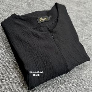 Terbaruuu Basic Abaya Crinkle airflow/Abaya polos simple cantik