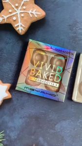 พาเลทไฮไลท์โดนัท 4 สี MSYAHO VIVID BAKED HIGHLIGHTER ชิมเมอร์ละเอียด ประกายมุก NO.YH632C
