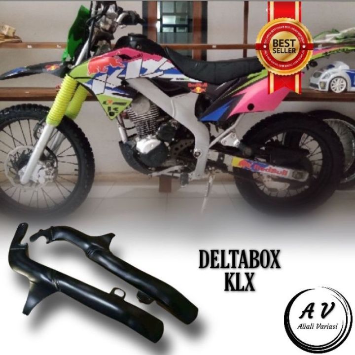 DELTABOX FRAME GUARDS PELINDUNG RANGKA MOTOR KLX DTRACKER Lazada
