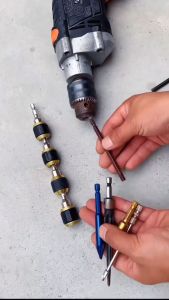 ADAPTOR QUICK COUPLER HEX 1/4" EXTENSION KONVERTER BOR MATA OBENG SAMBUNGAN SEGI 635MM