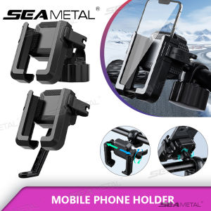 SEAMETAL Motorcycle Phone Holder Gps Bracket Bicycle Cellphone Stand Moto Rearview Mirror Handlebar Mount Motorcycle Accessories