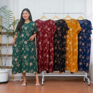 DASTER JUMBO BUSUI / DASTER WANITA JUMBO / DASTER RAYON ADEM / DASTER BUSUI MURAH ld 130 pb 120