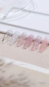BORN PRETTY 15ml Jelly Non Stick Hand Extension Nail UV Gel Carving Flower Nail Shaping Nail Extension Nail Art Polish