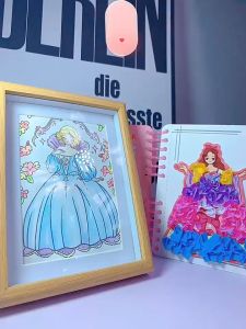 Handmade DIY poke fun childrens painting changing clothes hand-painted girls creative making materials educational toys