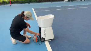 Pro Automatic Tennis Ball Machine | 10 Preset Modes & Match Simulation Launcher | Advanced Training Equipment | SG Stock