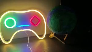 Neon Sign Custom Game Icon Light for Wall Hanging Atmosphere Playstation Lamp LED Colorful Lighting Room KTV Bar Club Art Decor