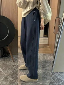 Spring New Fashion French Style Fat and Pear-shaped Fit Wide Leg Pants