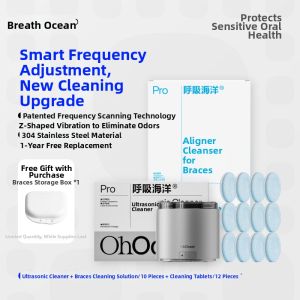 HUXIHAIYANG | Ultrasonic Invisible Retainer Cleaner Portable Home Use