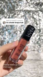 MAKE OVER Intense Matte Lip Cream - Lipstick Lipcream tahan lama hingga 8 jam lembab ringan ombre lips nude