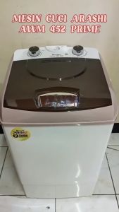 ARASHI MESIN CUCI PORTABLE AWM 452A PRIME (BROWN) MESIN CUCI 1 TABUNG KAPASITAS 45 KG / ARASHI MESIN CUCI PORTABLE 1 TABUNG PRIME DENGAN 2 FITUR PRAKTIS DAN MULTIFUNGSI