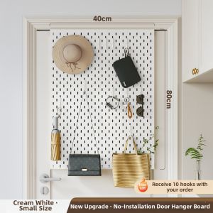 MINGZHI | Space-saving No-drill Invisible Thin Door Back Rack