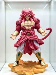 Bandai | Super Saiyan 4 Broly Peripheral Figurine Model Table Decoration Birthday Gift Trendy Toy Scene Decoration Car Decoration