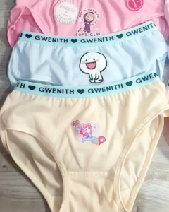 CD Anak Perempuan GWENITH Stiker | Celana dalam anak murah motif karakter | Bahan Lembut | Best Seller